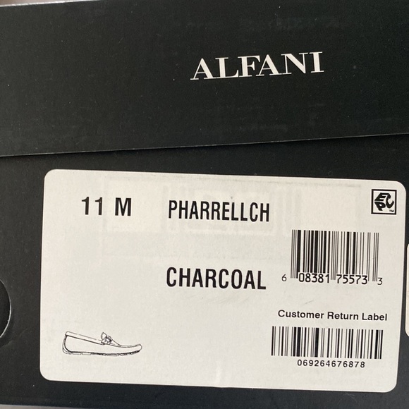 Alfani Pharrellch mens dress shoes. Charcoal in color. Alfani Pharrellch mens dress shoes. Charcoal in color.